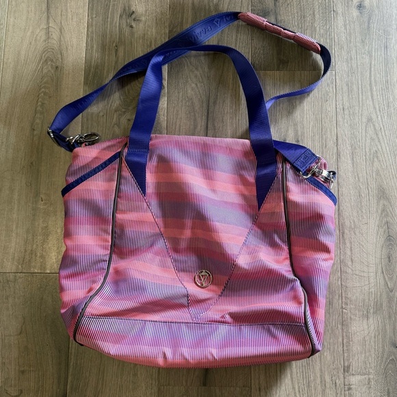 lululemon athletica Pink and Blue Women's Bag - Picture 1 of 6